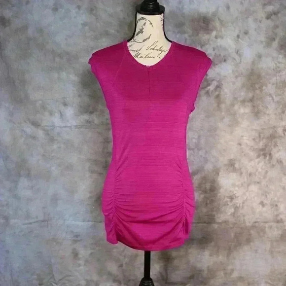 Athleta Womens Tank Top Pink Racerback Athletic Workout Sleeveless Shirt Small - Picture 1 of 15